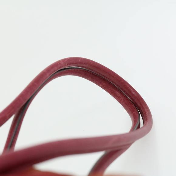 PRADA Tote Bag Nylon Leather Red Auth bs2046 - Picture 8 of 16